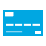 Light blue card
